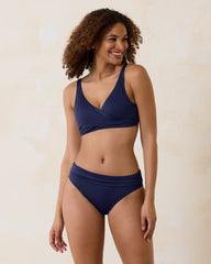 Pearl Underwire Wrap-Front Bikini Top