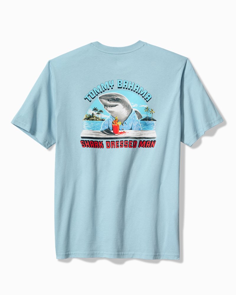Shark Dressed Man Graphic T-Shirt