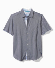 San Lucio Cali Blooms Happy Hour Knit Stretch Shirt