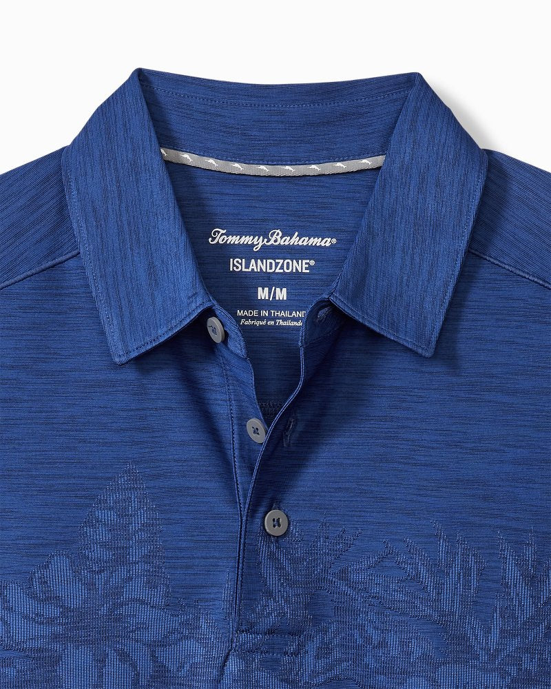 Palm Coast Hibiscus Border IslandZone® Polo