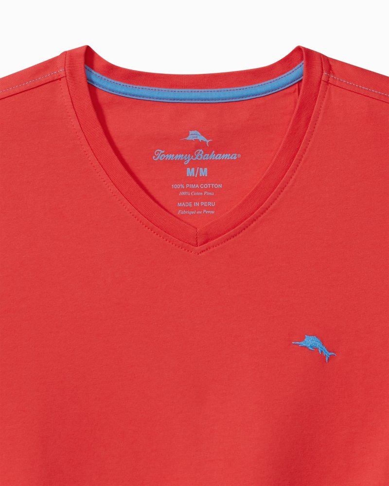 Bali Skyline Long-Sleeve V-Neck T-Shirt