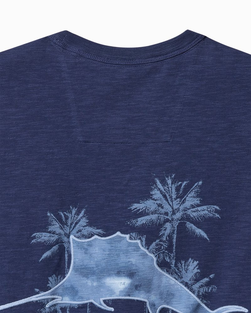 Azul Palms Long-Sleeve Lux T-Shirt