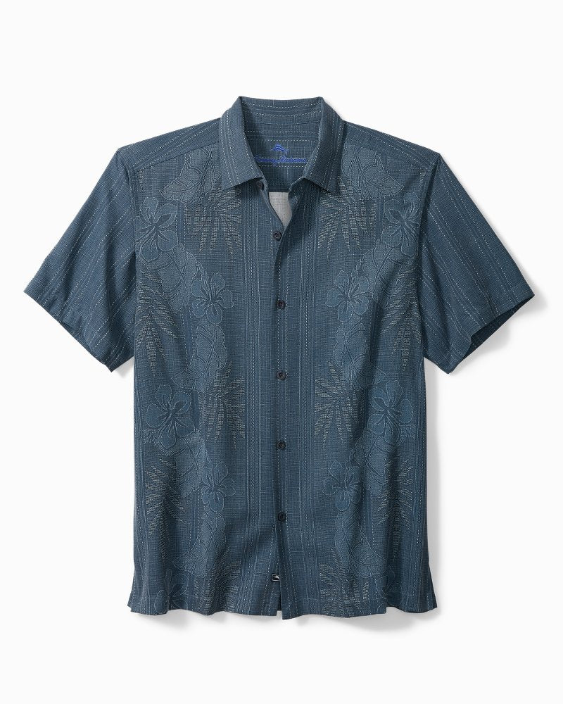 Bali Border Silk Camp Shirt