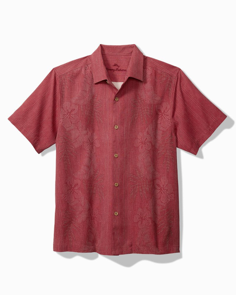 Bali Border Silk Camp Shirt