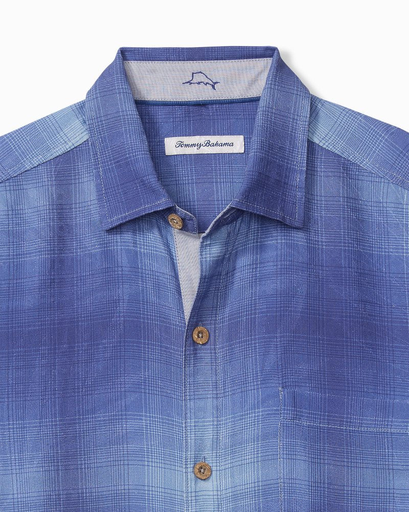 Madera Ombré Silk Camp Shirt