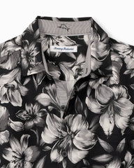 Hibiscus Hideaway Silk Camp Shirt