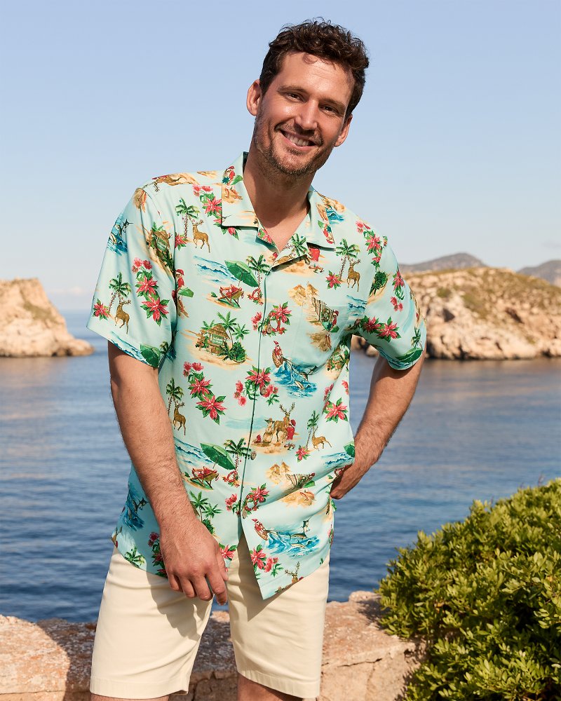 Santa Shores Silk Camp Shirt