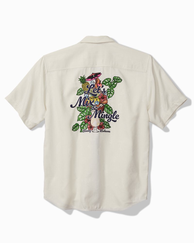 Let's Mix & Mingle Silk Camp Shirt