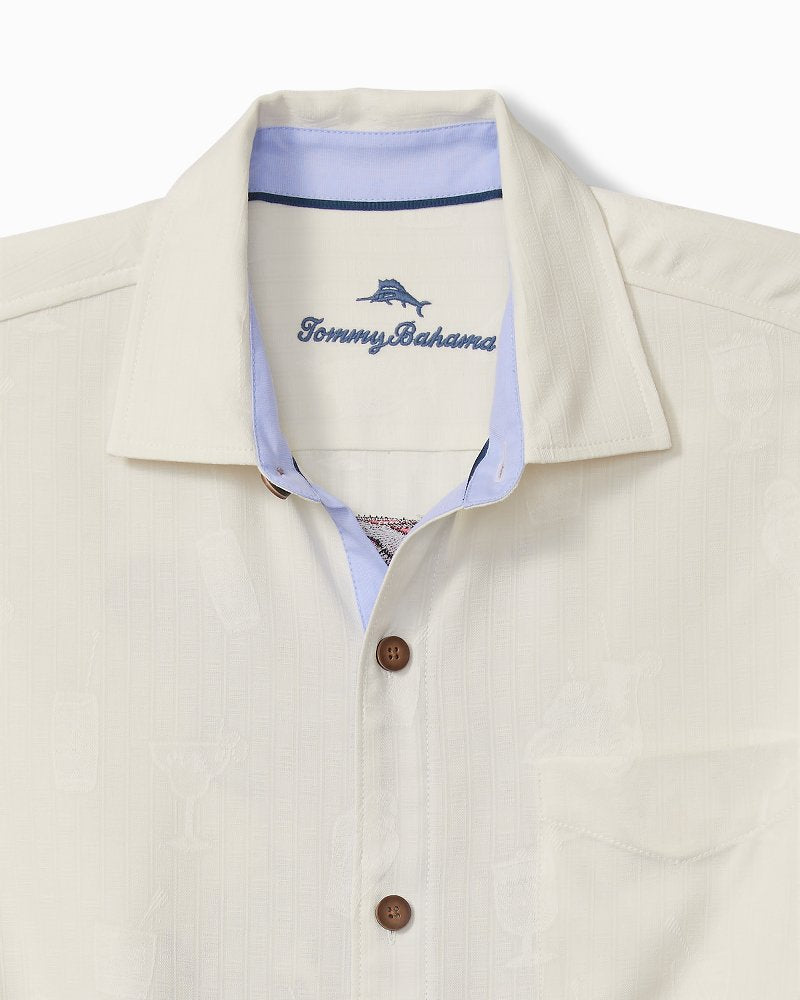 Let's Mix & Mingle Silk Camp Shirt