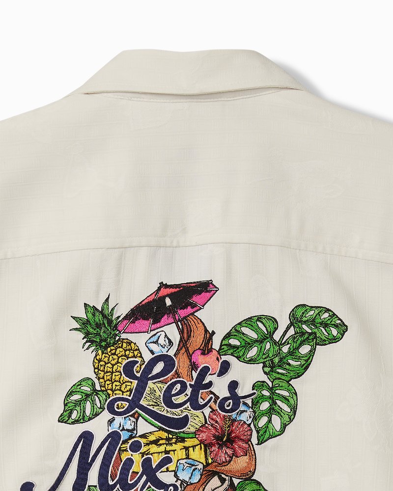 Let's Mix & Mingle Silk Camp Shirt