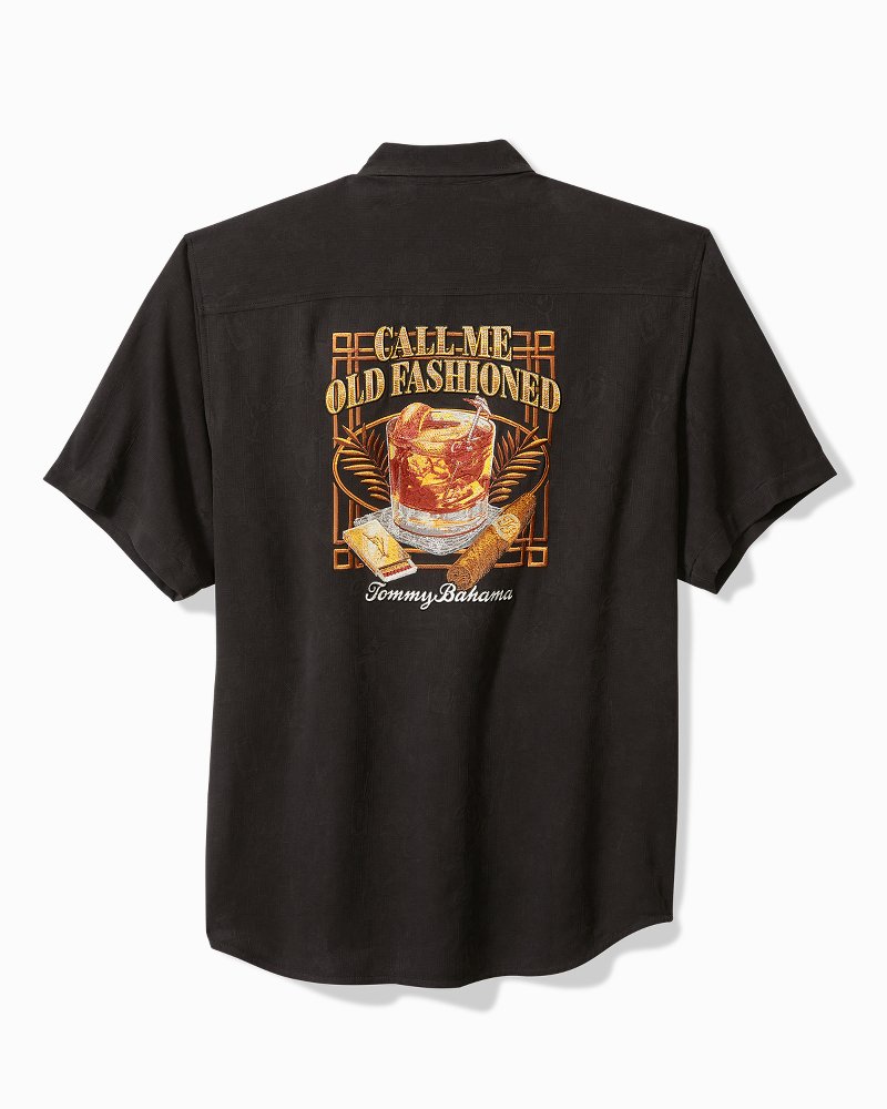 Call Me Old Fashioned Silk Camp Shirt
