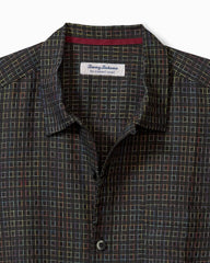 Coconut Point Prismatic Check IslandZone® Camp Shirt