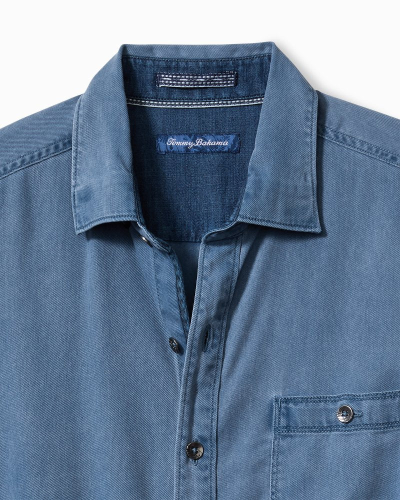 Ocean Wash Twill Long-Sleeve Shirt