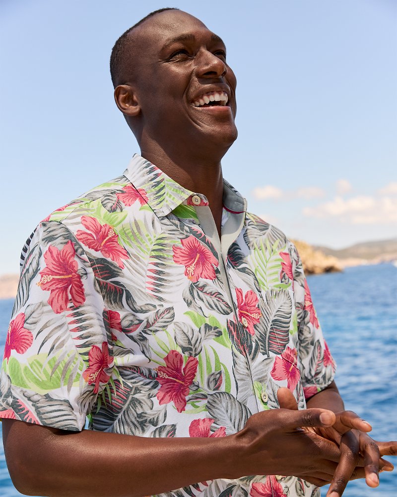 Coconut Point Hibiscus Shores IslandZone® Camp Shirt