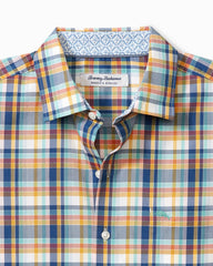 Sarasota Stretch Grenada Check IslandZone® Shirt