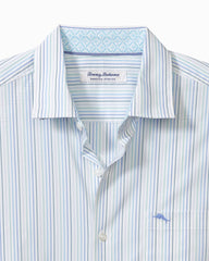 Sarasota Stretch Marina Stripe IslandZone® Shirt