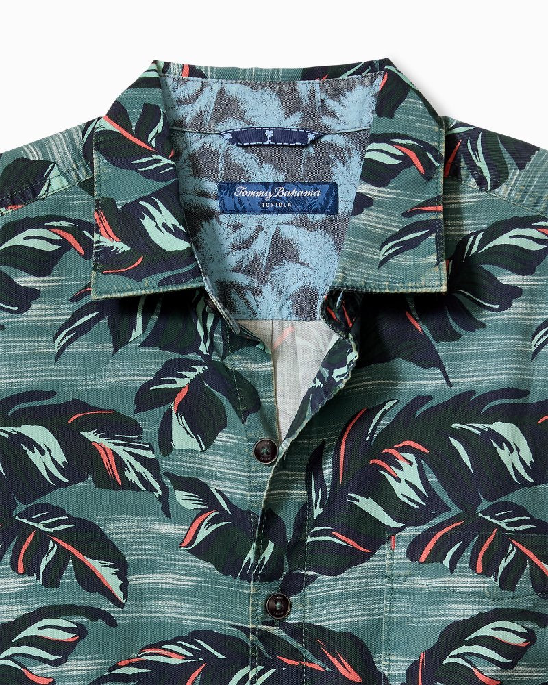 Tortola Verde Fronds Short-Sleeve Shirt