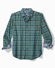 Coastline Cord Stretch Lagoon Check Shirt