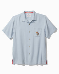 Disney Huladay Sleigh Ride Silk Camp Shirt