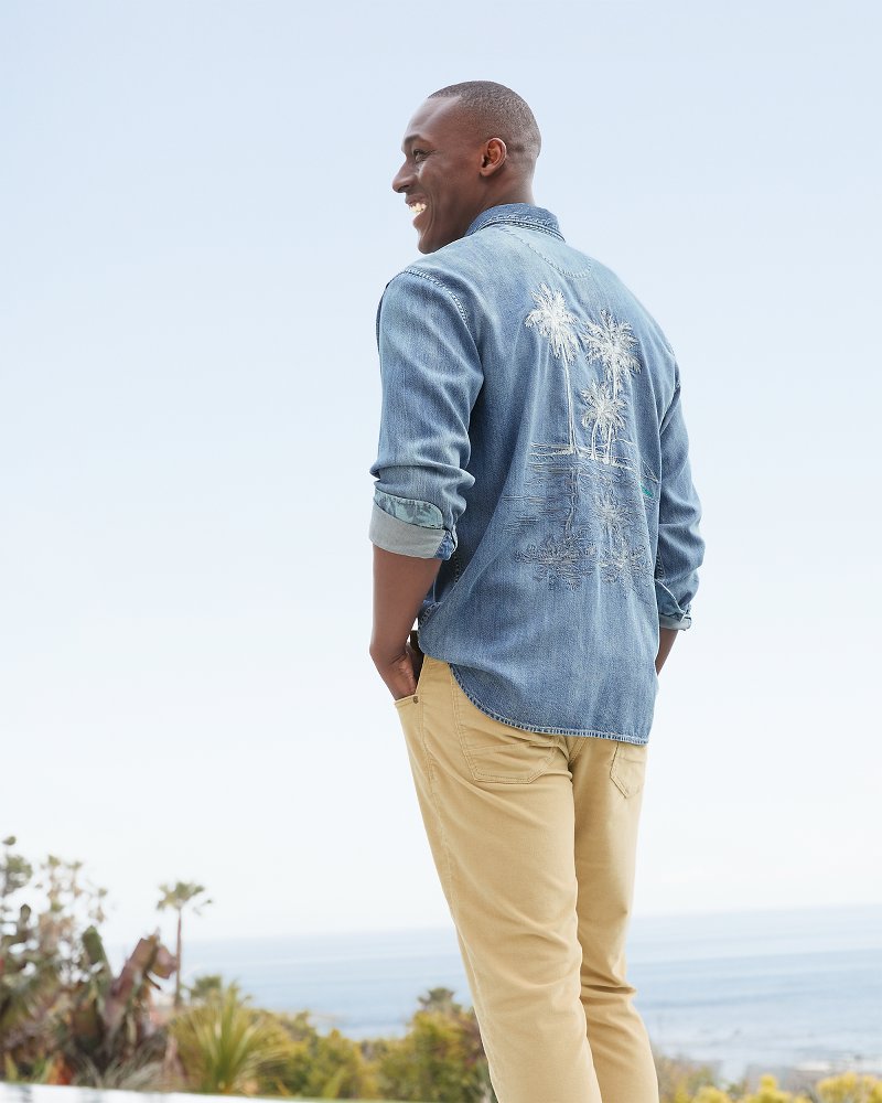 Palm Reflections Long-Sleeve Shirt