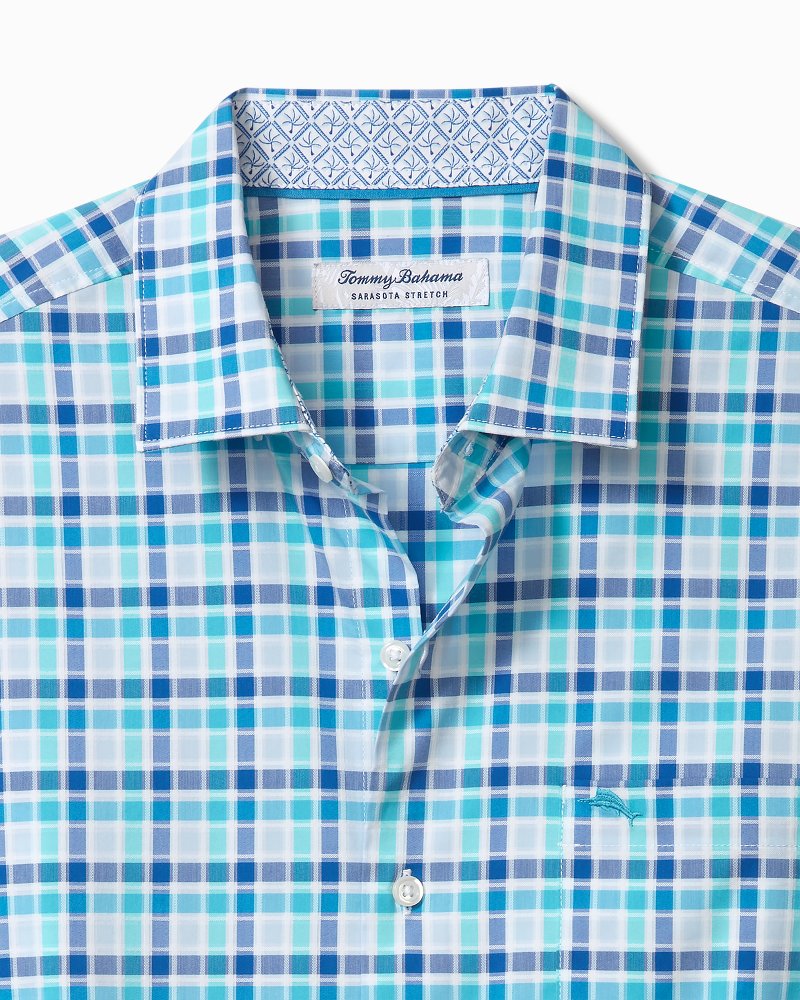 Sarasota Stretch St. Kitts Check IslandZone® Shirt