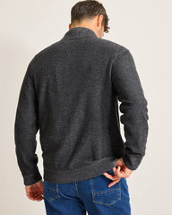 Crescent Shore IslandZone® Button-Mock Cardigan