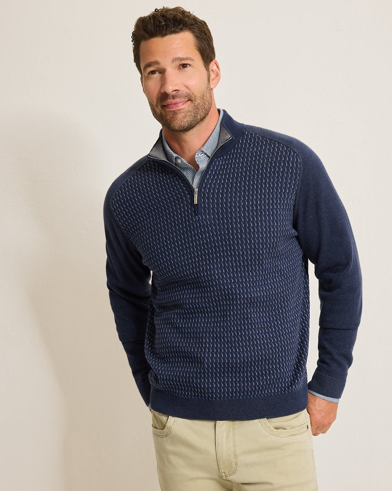 Coastal Shores Half-Zip Sweater