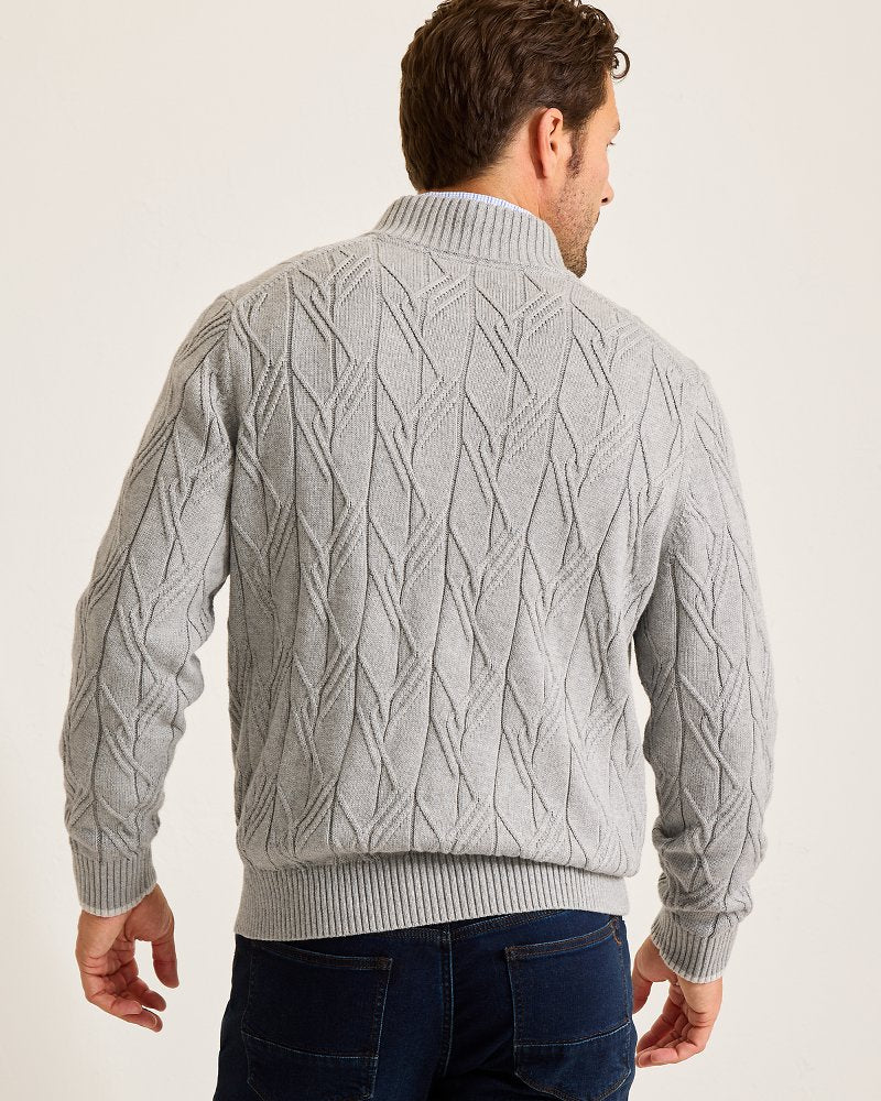 Capital Cable Full-Zip Cardigan