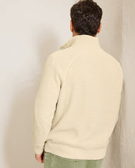 Shoreline Surfcomber Snap-Mock Sweater
