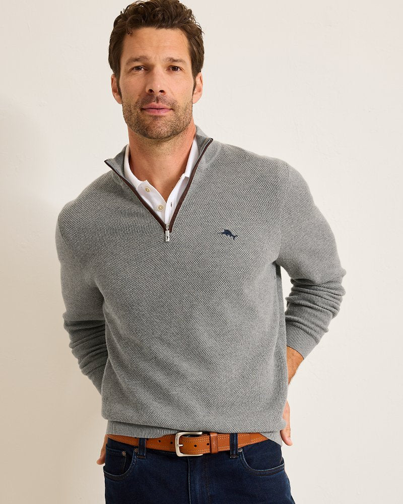 Marlin Luxe Half-Zip Sweater