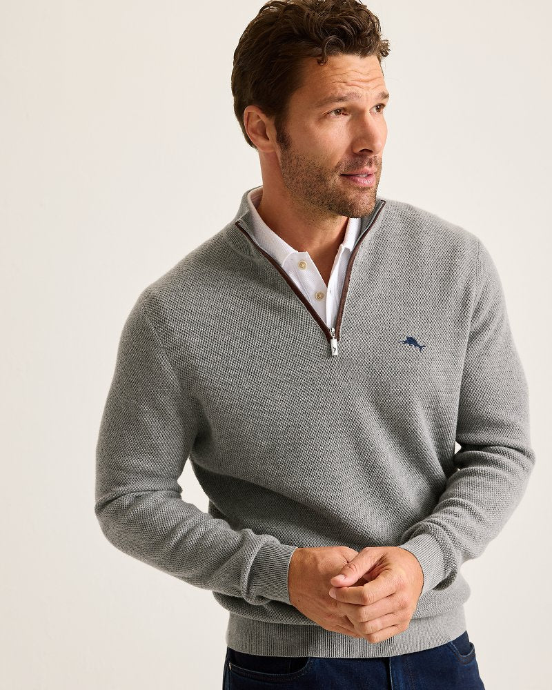 Marlin Luxe Half-Zip Sweater
