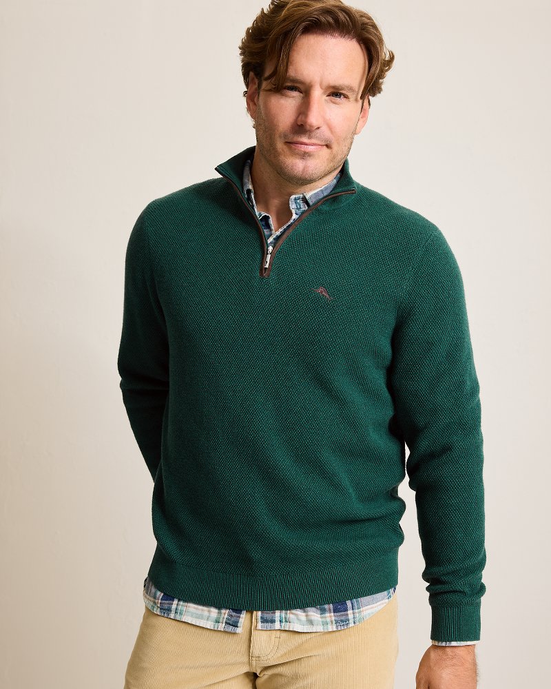 Marlin Luxe Half-Zip Sweater