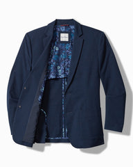 Nova Wave Stretch-Seersucker Blazer