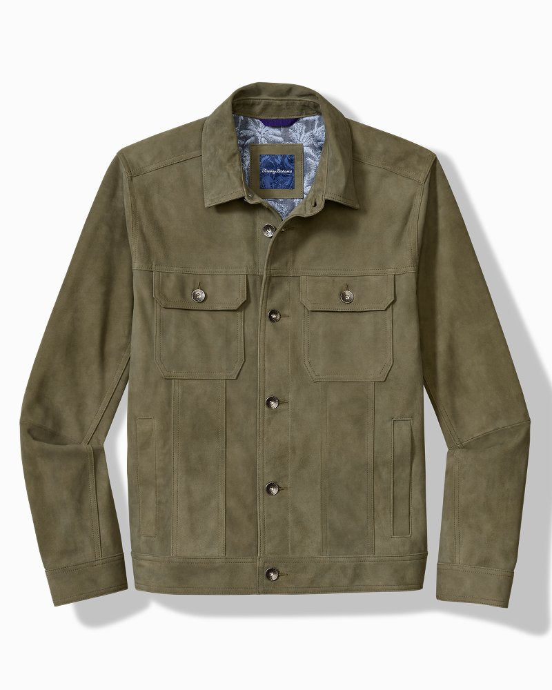 Pine Lake Suede Trucker Jacket
