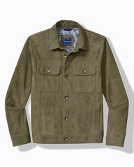 Pine Lake Suede Trucker Jacket
