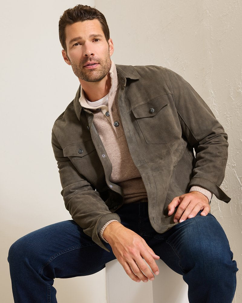 Boulder Ridge Suede Shirt Jacket