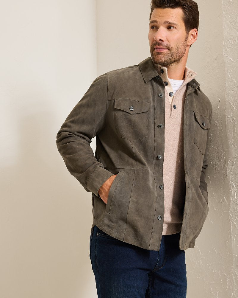 Boulder Ridge Suede Shirt Jacket