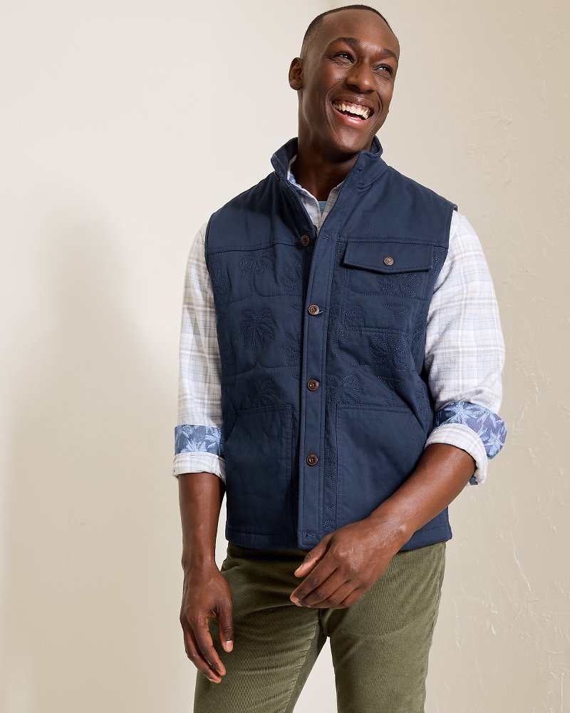 Palisades Palm Quilted Vest