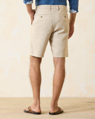 Latigo Beach Linen-Blend Flat-Front 10-Inch Shorts