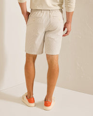Nova Wave Seersucker Sand Stripe 9-Inch Shorts