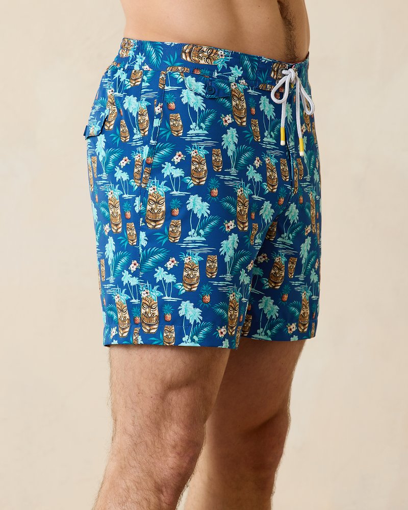 Rialto Tiki Tropics 6-Inch Swim Trunks