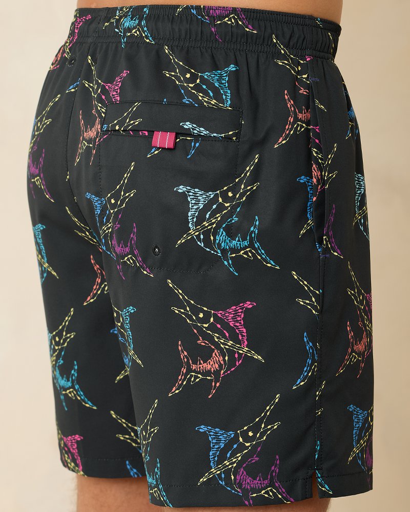 Naples Spotted at Sea 6-Inch Swim Trunks