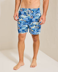 Naples Ocean Echoes 6-Inch Swim Trunks