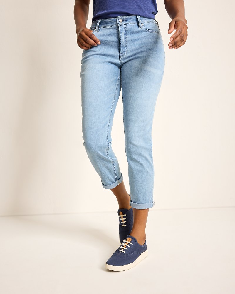 Mid-Rise Boyfriend Jeans