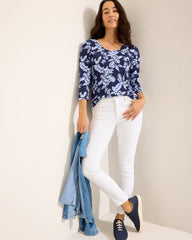 Ashby Isles Hightide Flora 3/4-Sleeve T-Shirt