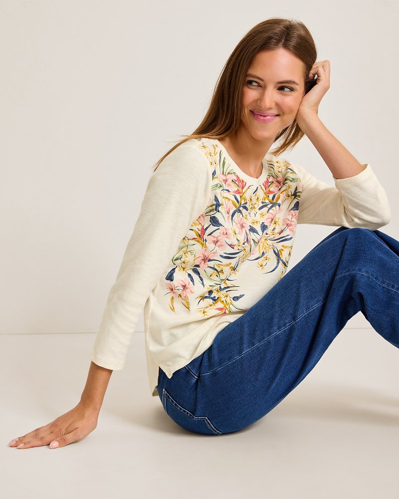 Ashby Isles Flora Amora 3/4-Sleeve T-Shirt