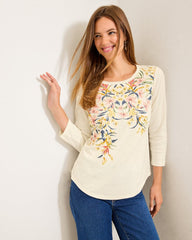 Ashby Isles Flora Amora 3/4-Sleeve T-Shirt