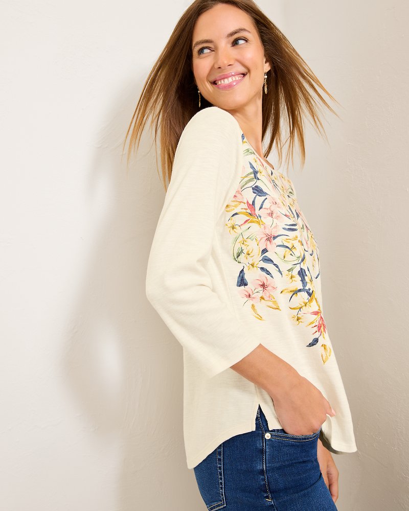 Ashby Isles Flora Amora 3/4-Sleeve T-Shirt