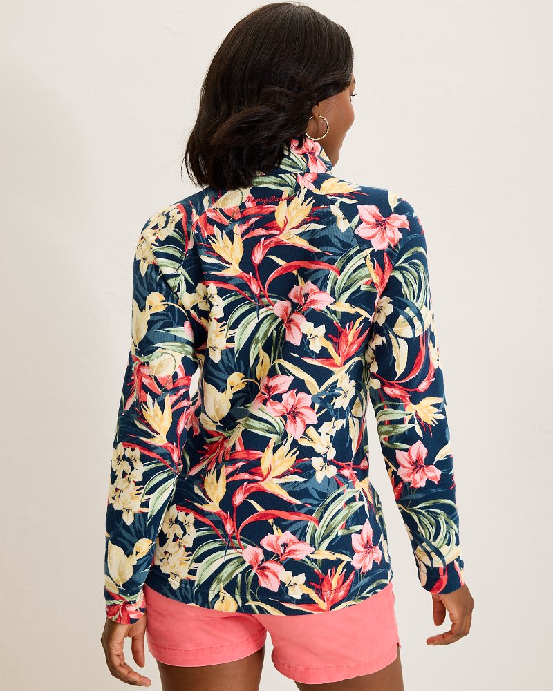 Aruba Flora Amora Half-Zip Sweatshirt
