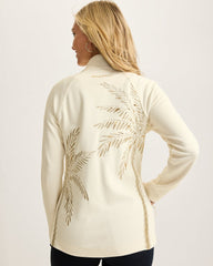 Aruba Portico Palma Embroidered Full-Zip Sweatshirt